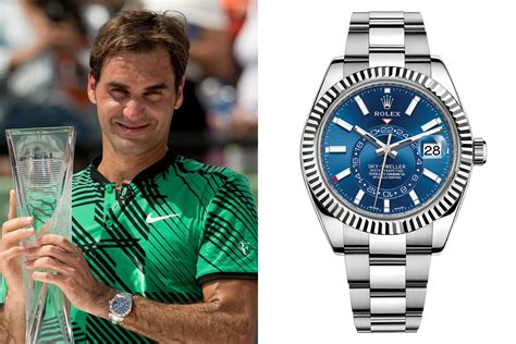 roger federer rolex watch.